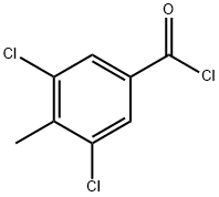 3,5-Dichloro-4-Methylbenzoyl chloride, 113485-46-4, 结构式