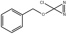 3-氯-3-(苄氧基)-3H-双吖丙啶, 113711-60-7, 结构式