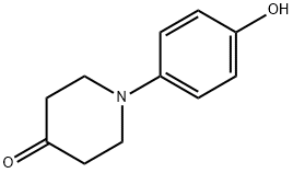 1-(4-hydroxyphenyl)piperidin-4-one Structure