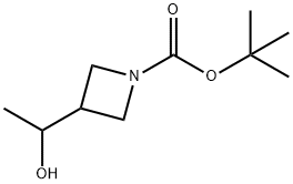 1-Boc-3-(1-hydroxyethyl)-azetidine Struktur