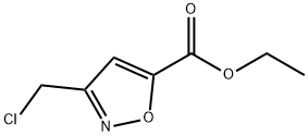 Ethyl 3-(chloroMethyl)isoxazole-5-carboxylate Structure