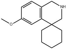 6'-Methoxy-2',3'-dihydro-1'H-spiro[cyclohexane-1,4'-isoquinoline] Struktur