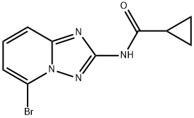 cyclopropanecarboxylic acid (5-bromo-[1,2,4]triazolo[1,5-a]pyridin-2-yl)-amide