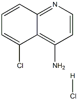5-氯喹啉-4-胺盐酸盐 结构式