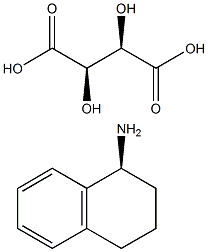 (S) -1-AMino-1,2,3,4-Tetrahydronaphthalene Tartarate Struktur