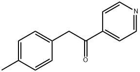 2-(4-Methylphenyl)-1-(4-pyridinyl)-ethanone Struktur