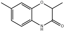 2,7-DiMethyl-2,4-dihydro-1,4-benzoxazin-3-one,114603-36-0,结构式