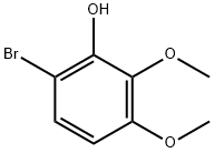 6-ブロモ-2,3-ジメトキシフェノール 化学構造式