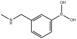 3-((MethylaMino)Methyl)phenylboronic acid Structure