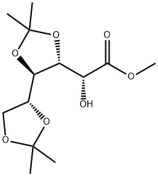 3,4:5,6-二-O-(1-甲基亚乙基)-D-葡萄糖酸甲酯 结构式