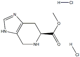 (S)-Methyl 4,5,6,7-tetrahydro-3h-iMidazo[4,5-c]pyridine-6-carboxylate DiHCl Structure