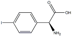 S-4-碘苯甘氨酸, 114811-48-2, 结构式