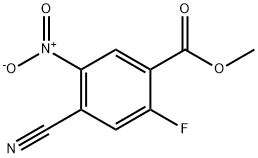 4-氰基-2-氟-5-硝基苯甲酸甲酯, 1149388-51-1, 结构式