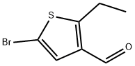 5-溴-2-乙基噻吩-3-甲醛, 1150223-09-8, 结构式
