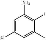 5-氯-2-碘-3-甲基苯胺,1150617-63-2,结构式