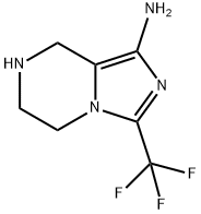 IMidazo[1,5-a]pyrazin-1-aMine, 5,6,7,8-tetrahydro-3-(trifluoroMethyl)-, 1152439-79-6, 结构式