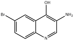 6-溴-4-羟基-3-氨基喹啉, 1153094-27-9, 结构式