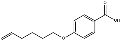 4-(5-己烯-1-氧基)苯甲酸 结构式