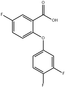 2-(3,4-difluorophenoxy)-5-fluoronicotinic acid|2-(3,4-二氟苯氧基)-5-氟烟酸