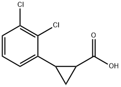 2-(2,3-二氯苯基)环丙烷甲酸, 1157698-55-9, 结构式