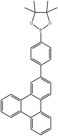 4,4,5,5-tetramethyl-2-(4-(triphenylen-2-yl)phenyl) -1,3,2-dioxaborolane Structure