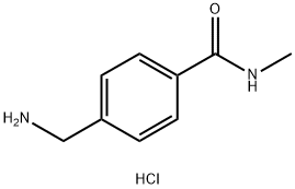 4-(AMinoMethyl)-N-MethylbenzaMide HCl Struktur