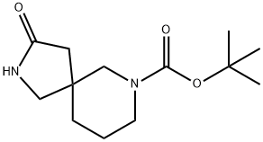 tert-Butyl 3-oxo-2,7-diazaspiro[4.5]decane-7-carboxylate Structure