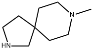 8-メチル-2,8-ジアザスピロ[4.5]デカン 化学構造式
