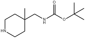 4-甲基-4-(BOC-氨基甲基)哌啶盐酸盐, 1158759-03-5, 结构式