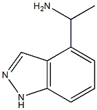 1H-Indazole-4-MethanaMine, a-Methyl- Structure