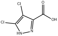 4,5-DICHLORO-1H-PYRAZOLE-3-CARBOXYLIC ACID Struktur
