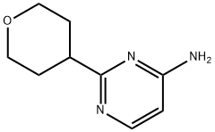 2-(Tetrahydro-2H-pyran-4-yl)pyriMidin-4-aMine|2-(四氢-2H-吡喃-4-基)嘧啶-4-胺