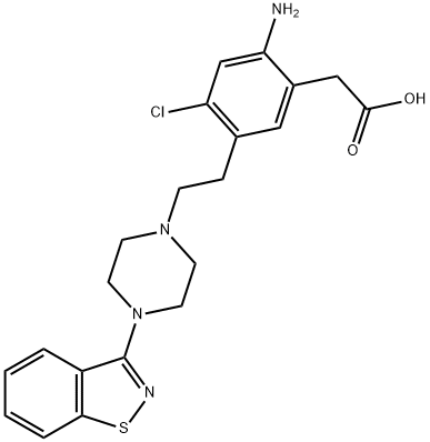 Ziprasidone Amino Acid
(Ziprasidone Impurity C) Struktur