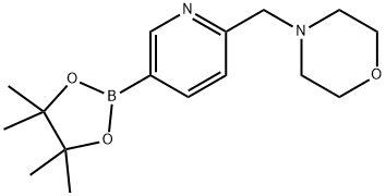 6-(4-MorpholinylMethyl)pyridine-3-boronic acid pinacol ester Struktur