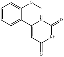 6-(2-甲氧基苯基)嘧啶-2,4(1H,3H)-二酮 结构式