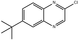 6-tert-butyl-2-chloroquinoxaline Struktur