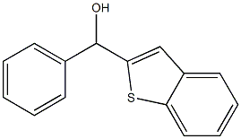 Benzo[b]thiophene-2-Methanol, α-phenyl- Struktur