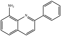 2-フェニルキノリン-8-アミン 化学構造式