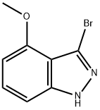 3-BroMo-4-Methoxy 1H-indazole Structure