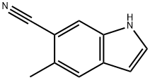 6-Cyano-5-Methyl 1H-indole Structure