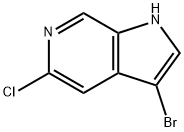 3-BroMo-5-chloro-6-azaindole Struktur