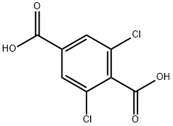 2,6-二氯苯-1,4-二羧酸, 116802-97-2, 结构式