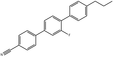 3'-Fluoro-4''-propyl-[1,1':4',1''-terphenyl]-4-carbonitrile Struktur