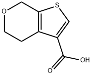 5,7-二氢-4H-噻吩并[2,3-C]吡喃-3-羧酸, 1169491-14-8, 结构式