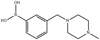 (3-((4-Methylpiperazin-1-yl)Methyl)phenyl)boronic acid Structure