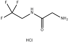 2-AMino-N-(2,2,2-trifluoroethyl)acetaMide hydrochloride Struktur
