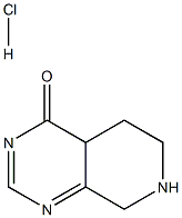 5,6,7,8-Tetrahydropyrido[3,4-d]pyriMidin-4(4aH)-one hydrochloride 结构式