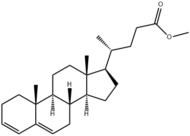 Chola-3,5-dienic Acid Methyl Ester Struktur