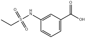 3-EthanesulfonaMidobenzoic acid Structure