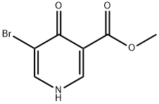 5-溴-4-羟基吡啶-3-甲酸甲酯, 1175512-08-9, 结构式